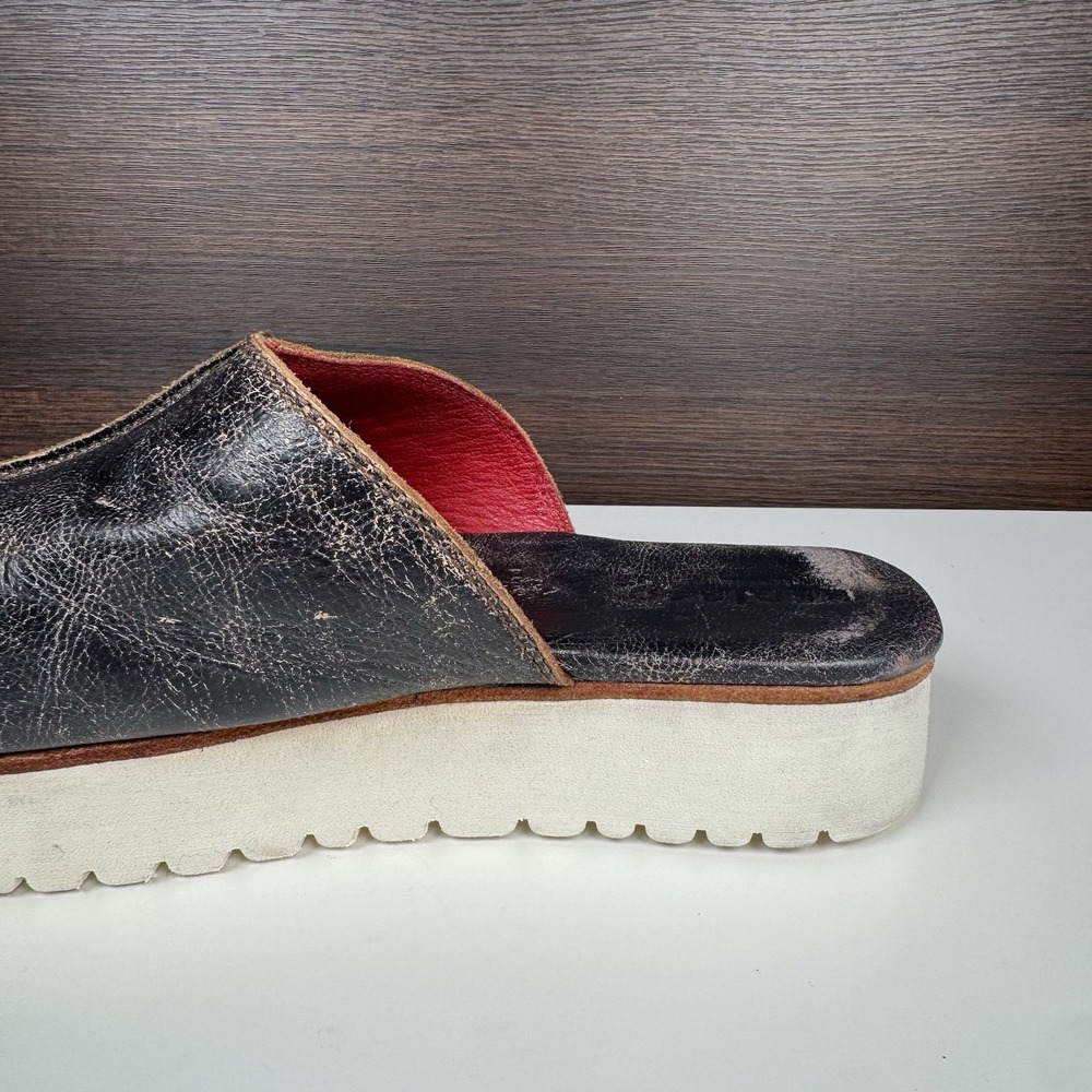 BED|STU Women's FAIRLEE II Platform Leather Slide Sandal Size 11 - Mexico - Picture 13 of 16